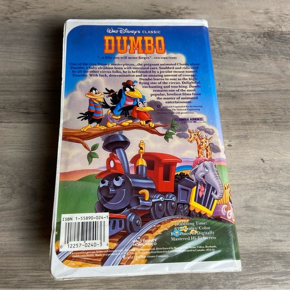 3 Black Diamond Disney VHS- Dumbo, the‎ Fox & the Hound & Rescuers Down Under - Picture 6 of 12